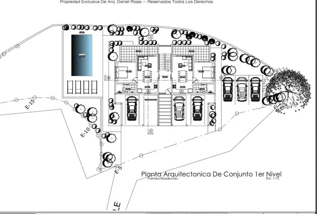 PALMÉA first-level architectural plan